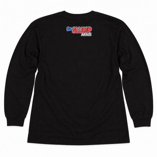 ドクタースランプ アラレちゃん 長袖Tシャツ ロンT んちゃ eplus1243-LS BLACK