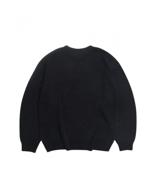 VISION STREET WEAR ゴースト ジャガードニット Black