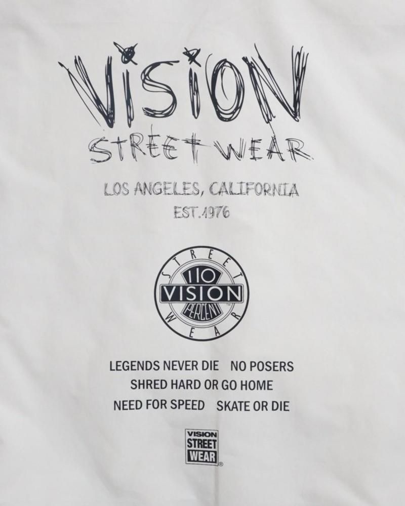 VISION STREET WEAR スタンドネック中綿ジャケット Ivory