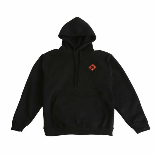 MYUUA CHINA チャイナ 刺繍フーディー BLACK