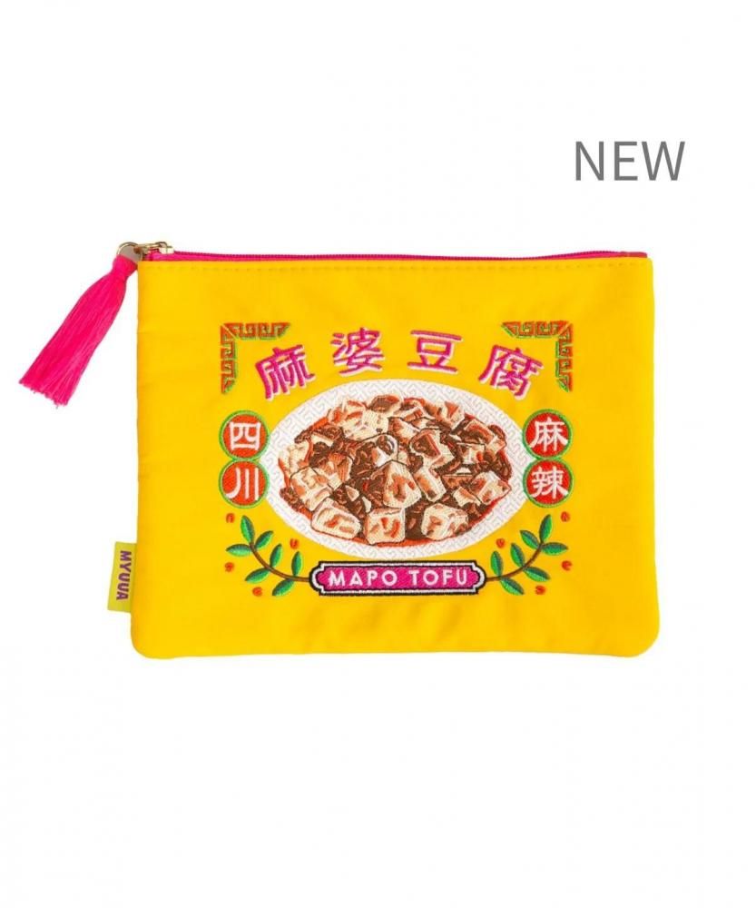 MYUUA CHINA 麻婆豆腐 フラットポーチ