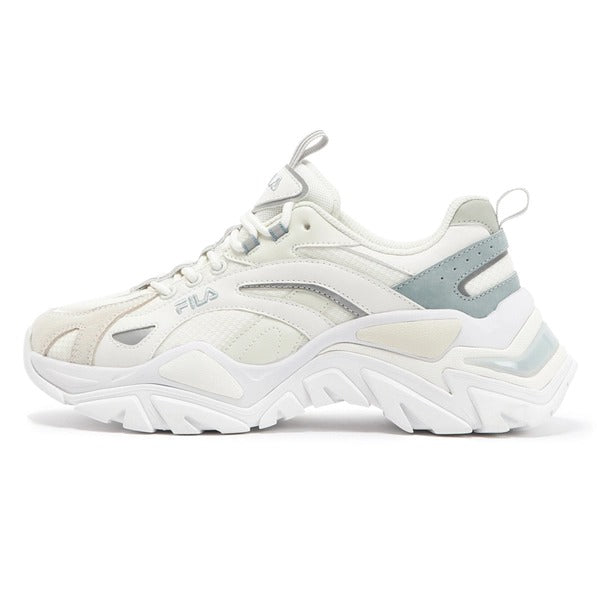 FILA フィラ INTERATION LIGHT イントレーションライト 厚底スニーカー ユニセックス ストリート BRIGHT WHITE×COOL GR