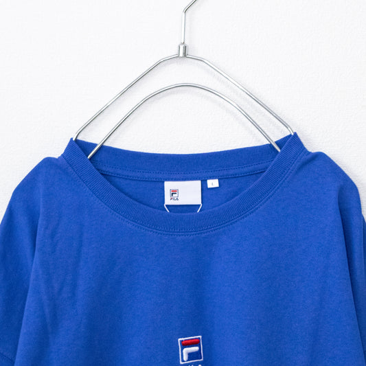 FILA HERITAGE ロゴスリーブ ロンT BLUE FM9807