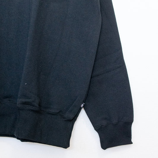 FILA EXCLUSIVE FS3077 クルーネック スウェットシャツ BLACK