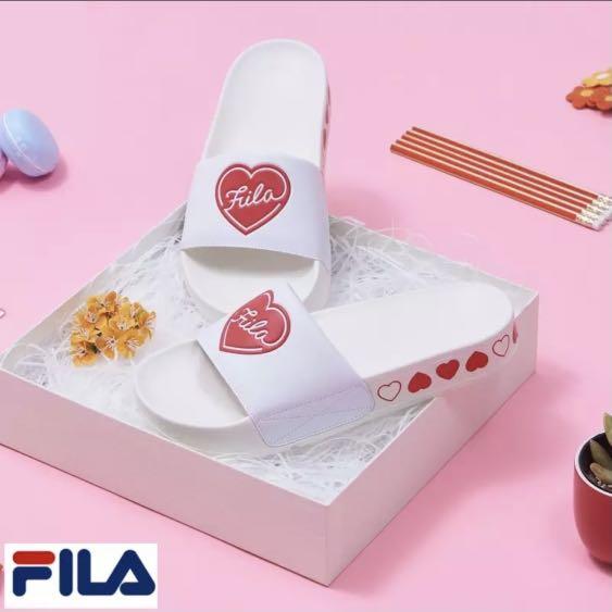 FILA Drifter V-DAY SHINY Slide Sandals PINK 1SM00729