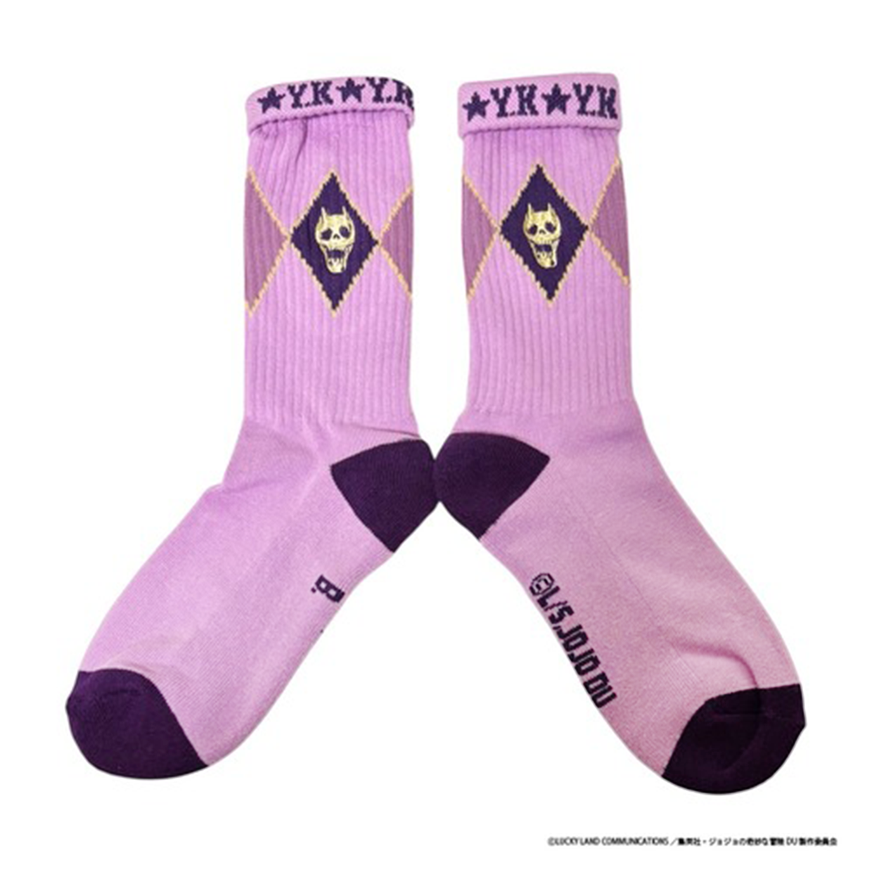 ジョジョの奇妙な冒険 ダイヤモンドは砕けない カラフルラインソックス 吉良吉影