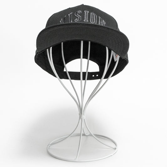VISION STREET WEAR Twill Baseball Cap BLACK
