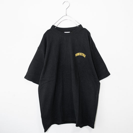 VISION STREET WEAR Satin Patch Short Sleeve T-Shirt BLACK