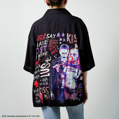 DC ハーレイ・クイン キスミー アロハシャツ