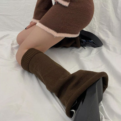 40cm丈 ゴム抜き レッグウォーマー ルーズソックス