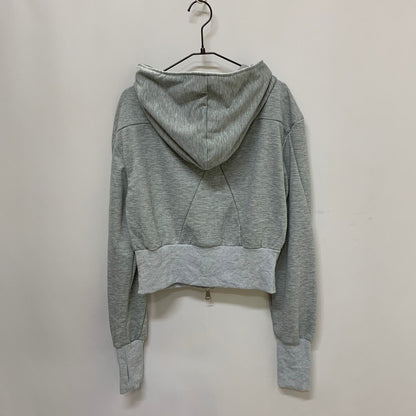 アシンメトリー ジップスウェット セットアップ GRAY グレー