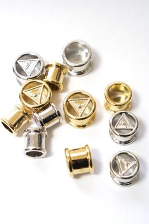 【会員限定0円】Pyramid Frame Tunnel Body ピアス GOLD