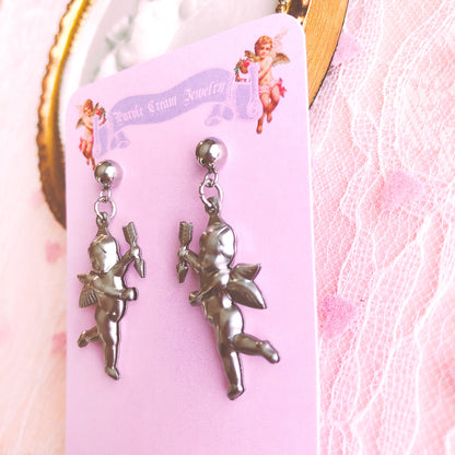 Purple Cream シルバーエンジェルピアス P597 SILVER