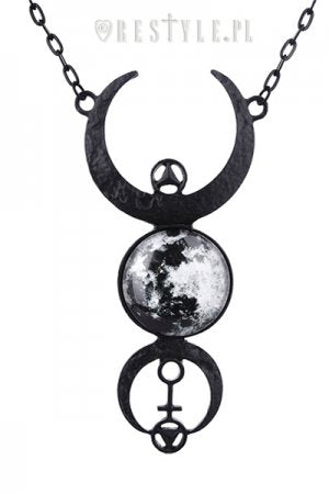 Restyle FULL MOON BLACK NECKLACE - YOUAREMYPOISON