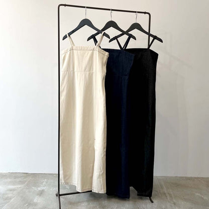 ライト デニムキャミワンピース BLACK