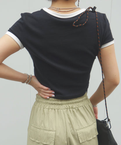 Cherry Ringer Chibi T-shirt BLACK