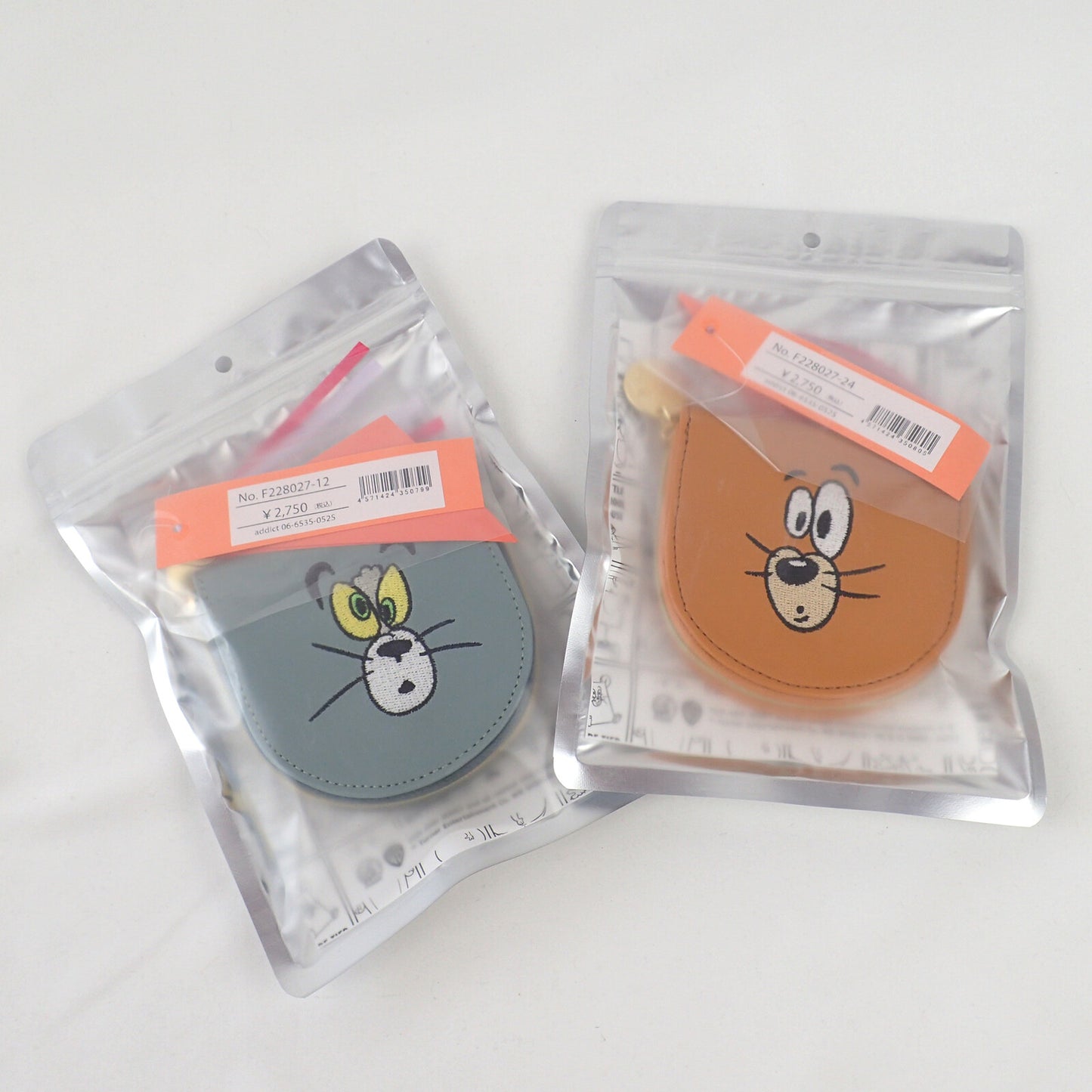 TOM＆JERRY×Flapper Funny Art Coin Case Jerry