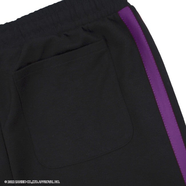 Kuromi Sanrio Jogger Pants Loungewear BLACK