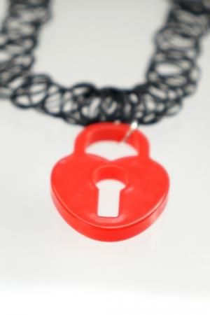 【会員限定0円】XTS Love Locks Tattoo ネックレス RED