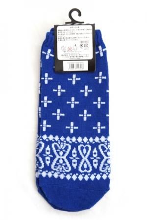 【会員限定0円】Ladies Ankle ソックス Bandana Navy