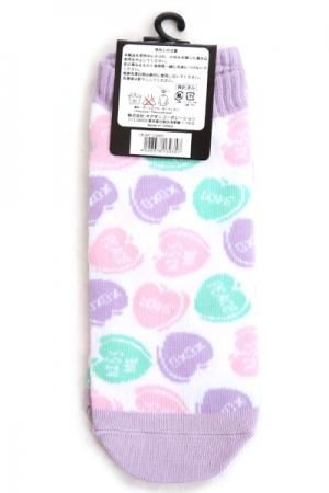 【会員限定0円】Ladies Ankle ソックス Candy ハート