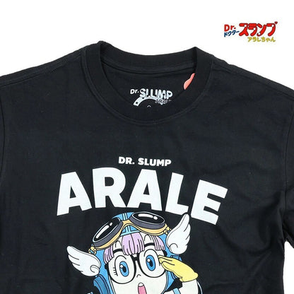 ドクタースランプ アラレちゃん Tシャツ あられちゃん ガっちゃん BLACK