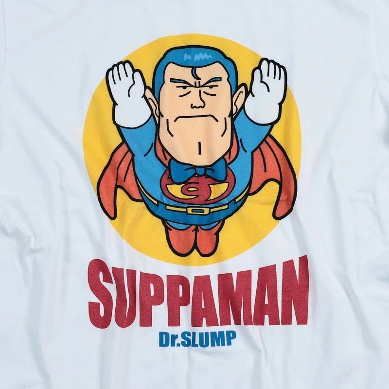 ドクタースランプ アラレちゃん Tシャツ スッパマン WHITE