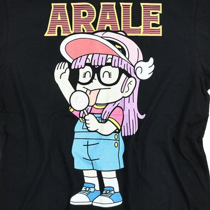 ドクタースランプ アラレちゃん Tシャツ あられちゃん BLACK