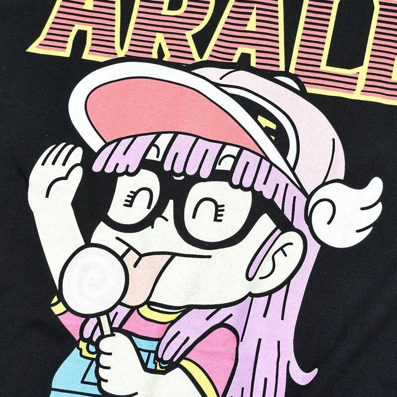 ドクタースランプ アラレちゃん Tシャツ あられちゃん BLACK