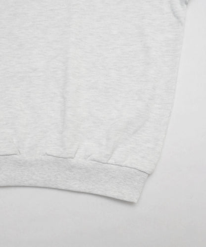 トライバル プリント 裏毛プルオーバー スウェットトップ GRAY