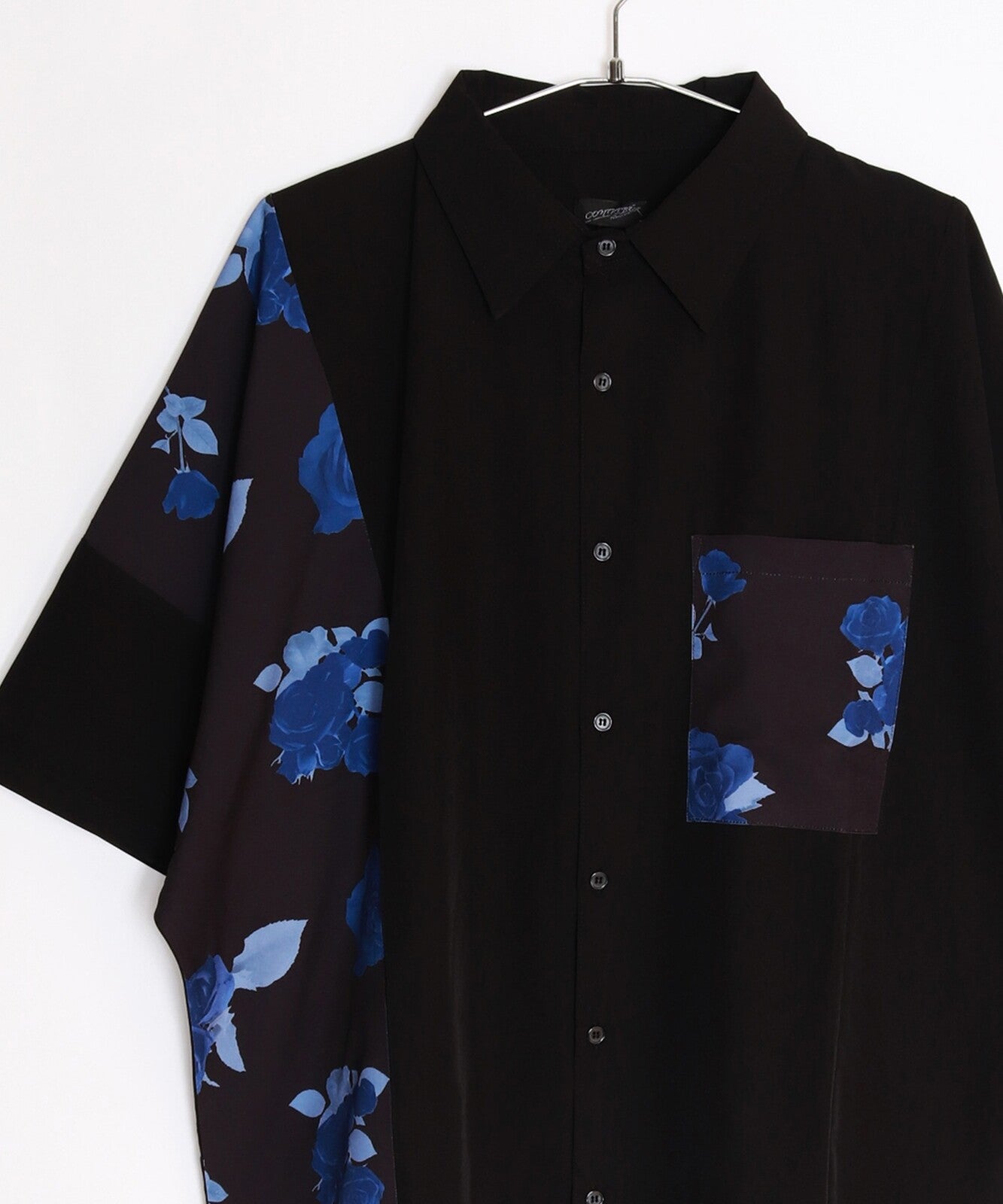 Contribe Dolman Stripe Switch Shirt Flower
