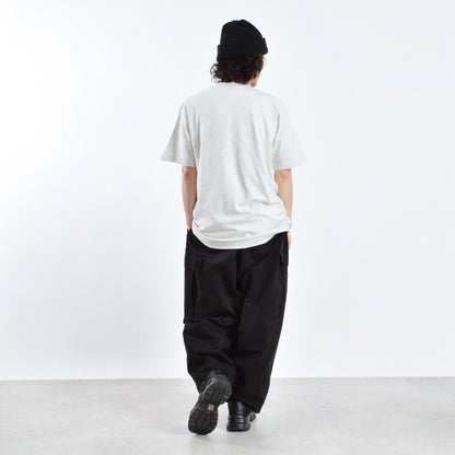 アニマルプリント Tシャツ CAT OATMEAL