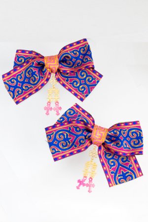 XTS China Ribbon Hair Clip Set 13