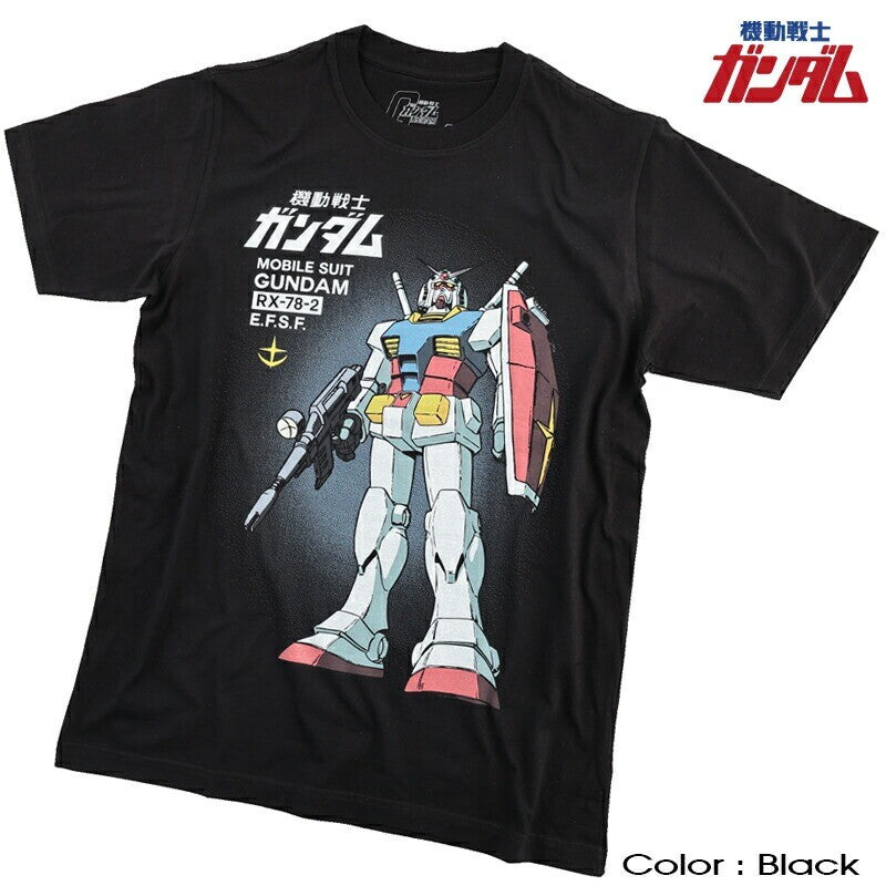 機動戦士ガンダム RX-78-2 Tシャツ BLACK
