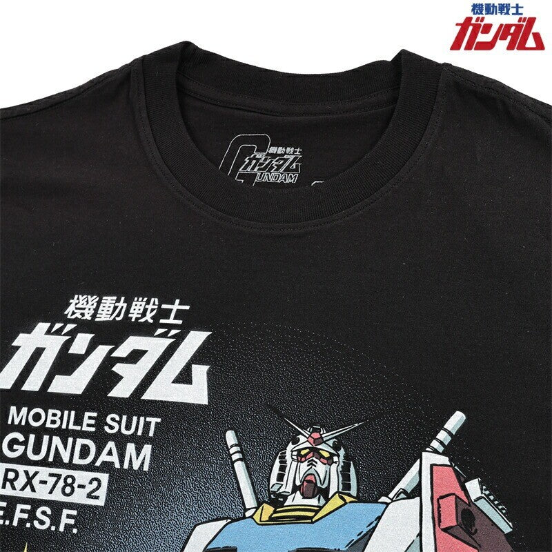 機動戦士ガンダム RX-78-2 Tシャツ BLACK