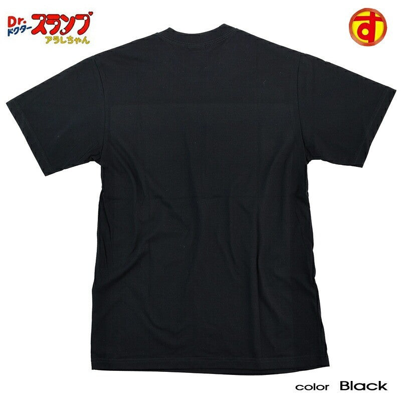 Dr. Slump Arale-chan T-shirt Suppaman BLACK
