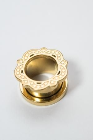 【会員限定0円】Flower Tunnel Bodyピアス GOLD
