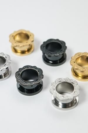 【会員限定0円】Flower Tunnel Bodyピアス GOLD