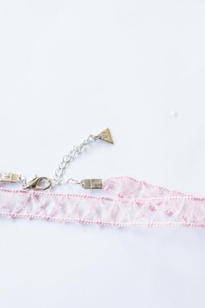 【会員限定0円】XTS Chain Lace チョーカー PINK