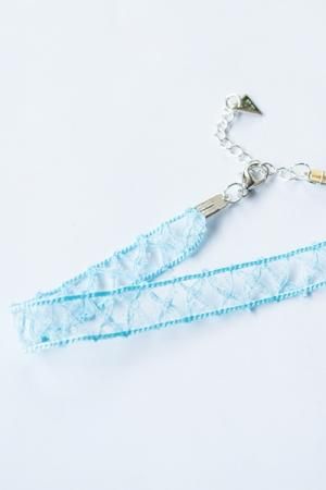【会員限定0円】XTS Chain Lace チョーカー BLUE