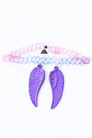 XTS Wings Tattoo Necklace (Purple) - YOUAREMYPOISON