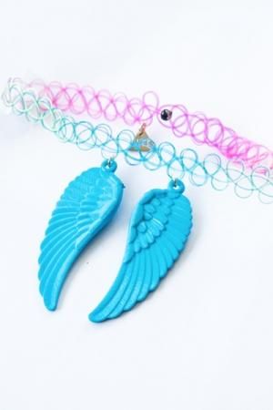 【会員限定0円】XTS Wings Tattoo ネックレス BLUE