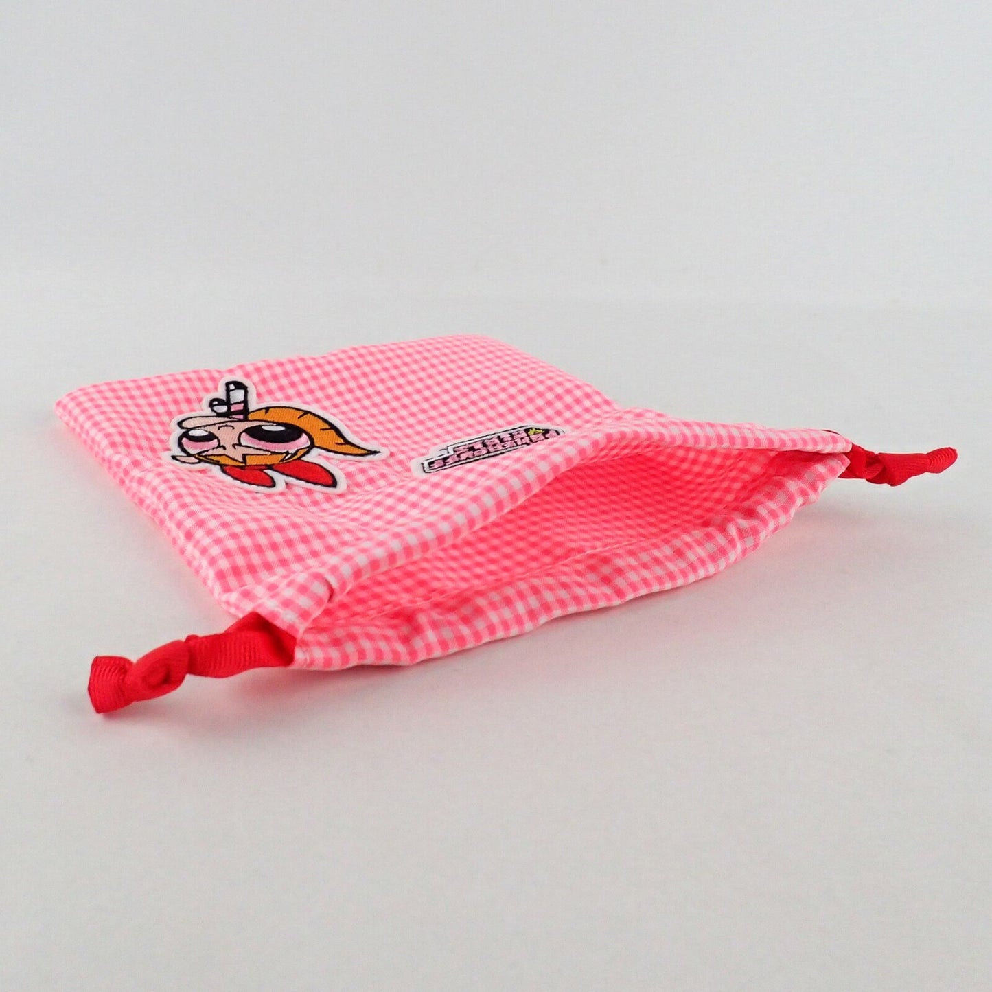 The Powerpuff Girls×Flapper Applique Drawstring Pouch