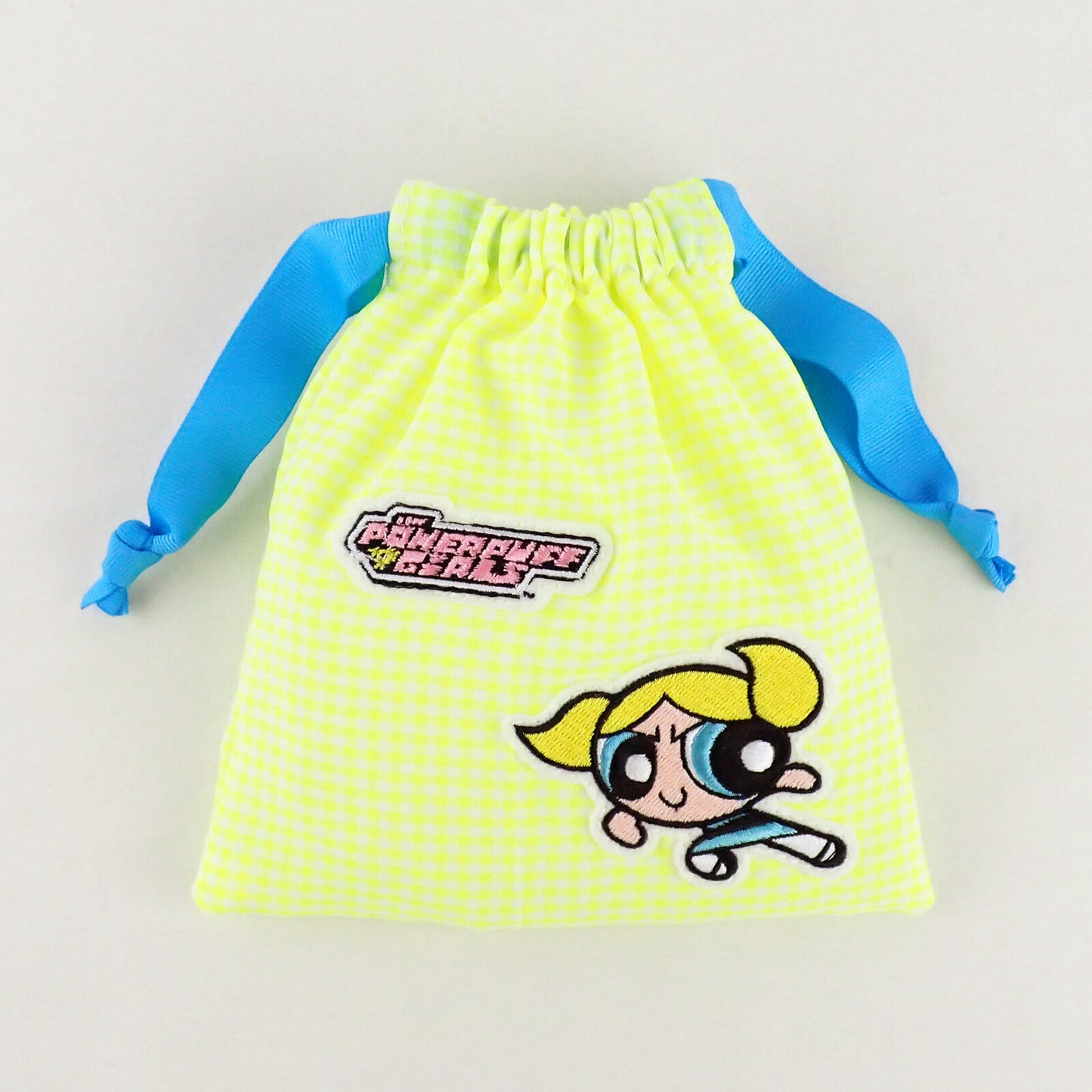 The Powerpuff Girls×Flapper Applique Drawstring Pouch