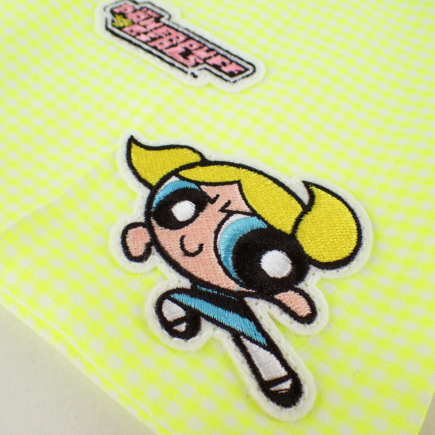 The Powerpuff Girls×Flapper Applique Drawstring Pouch