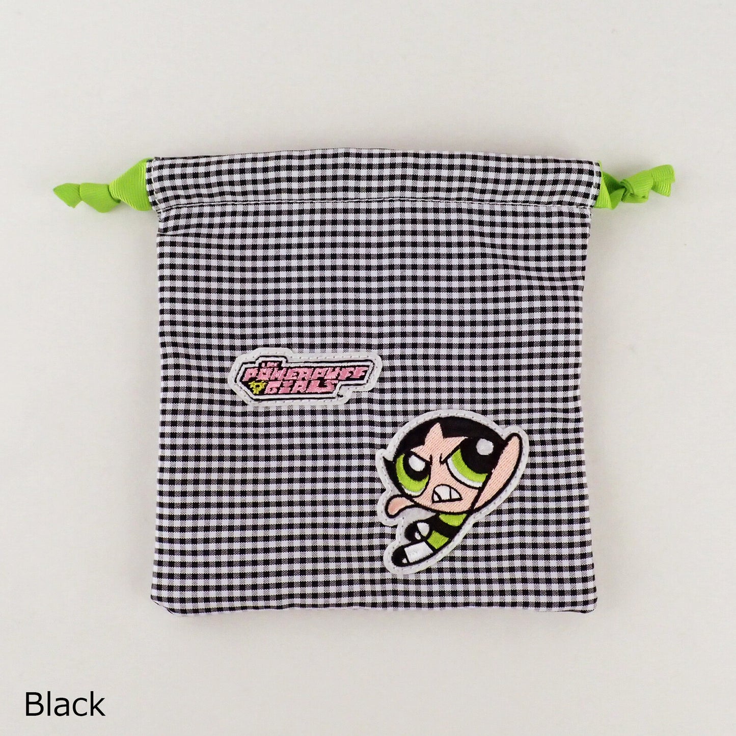 The Powerpuff Girls×Flapper Applique Drawstring Pouch