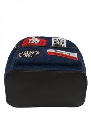 MISHKA デニム ワッペン パッチ MINI リュック バックパック