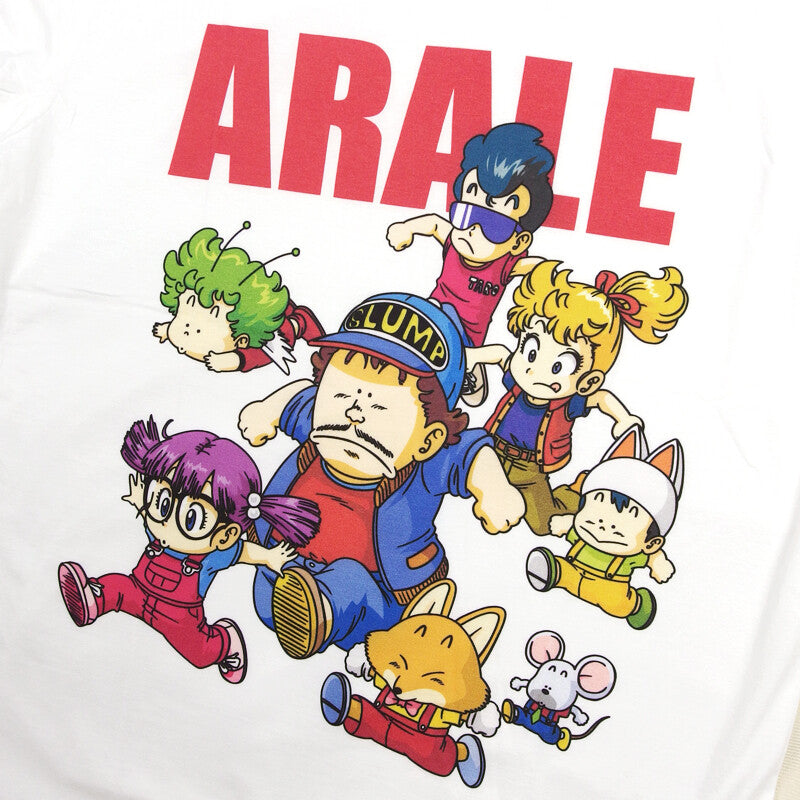 ドクタースランプ アラレちゃん Tシャツ キャラクター WHITE