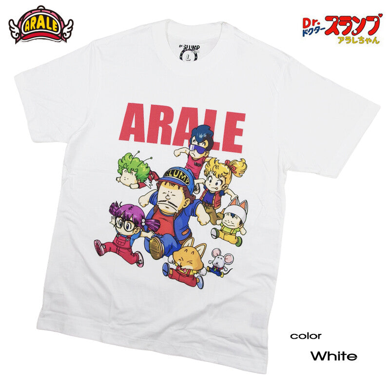 ドクタースランプ アラレちゃん Tシャツ キャラクター WHITE