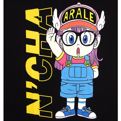ドクタースランプ アラレちゃん Tシャツ んちゃ BLACK